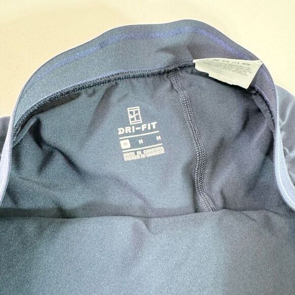 Nike Shorts Women Medium Blue Training Lined Elastic Waist Tempo Pull On Running - Picture 2 of 10